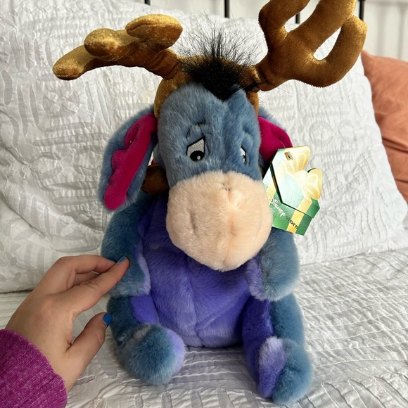 Classic Reindeer Eeyore Plush from Disney Store / With Tags! - Picture 4 of 5